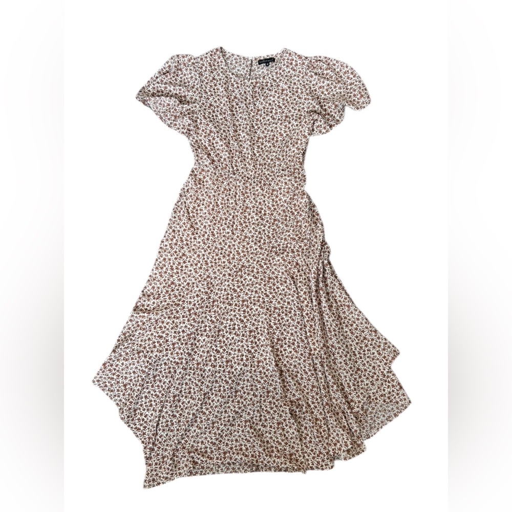 Wishlist Apparel Dainty Floral Handkerchief Hemline Dress Medium - Picture 4 of 9